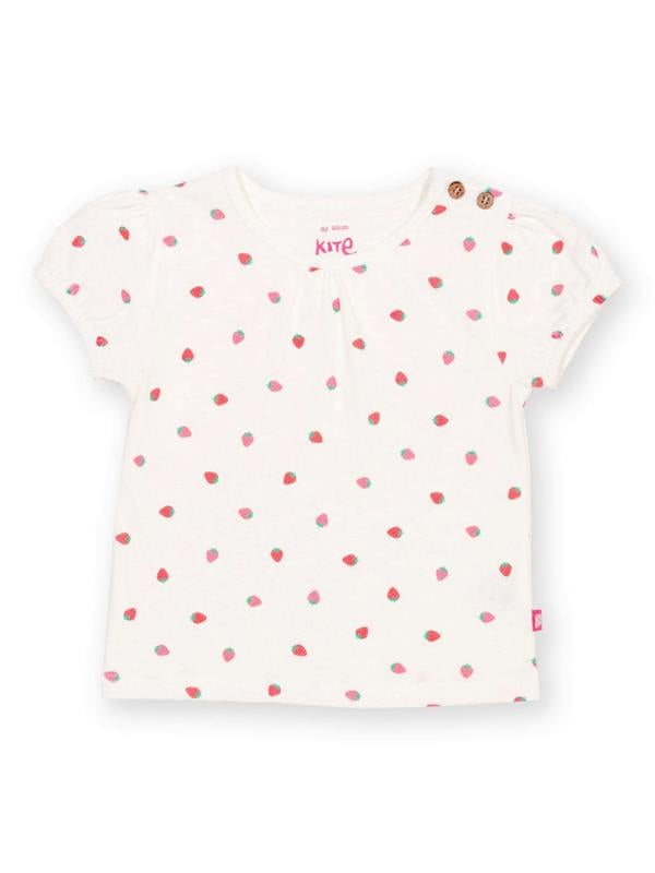Kite Girls Organic Berry Dot T-Shirt