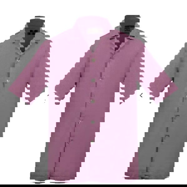 David WeJ Kingston Linen Blend Shirt - Rouge Pink