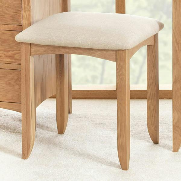 Edward Hopper Dressing Table Stool Modern Upholstered Bedroom Seat