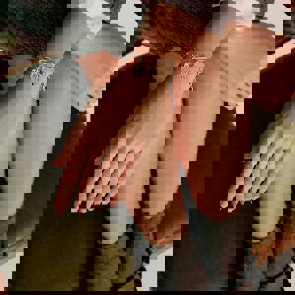 THOMAS SABO Charm Club Connect Wednesday Black Tears Charm CC1319-643-11