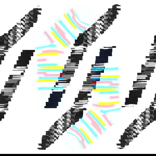 Jemsox Fuzzy Stripe Mens Socks – Organic Cotton