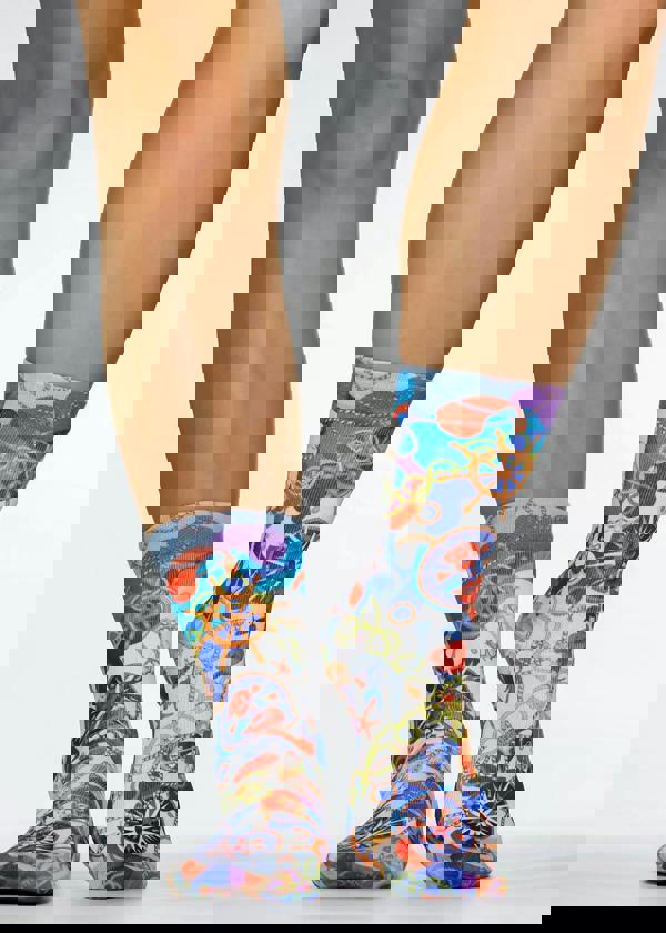 Jemsox WHITE MARINE Ladies Novelty Gift Socks