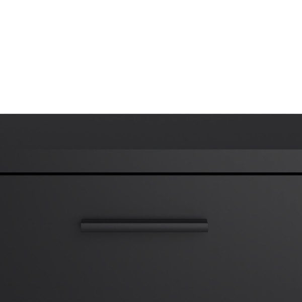 Furniture To Go Media TV Unit with 2 Doors 1 Drawer 147cm Black