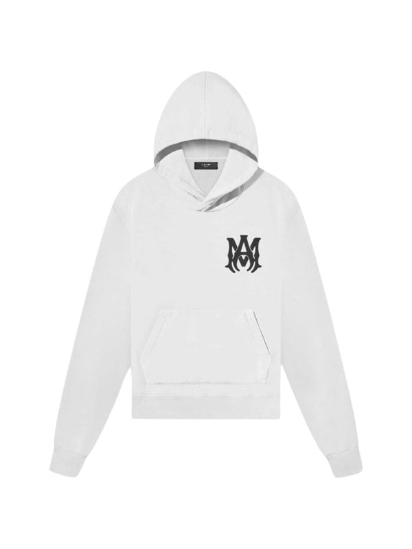 Amiri Kids MA Logo Hoodie – White / Black