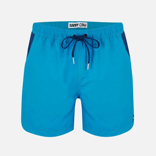 Randy Cow Aquamarine - Swim Shorts with Waterproof Pocket