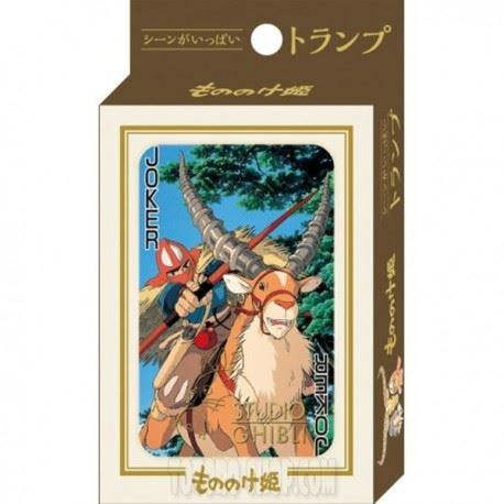 Studio Ghibli - Princess Mononoke Movie Scene Playing Cards