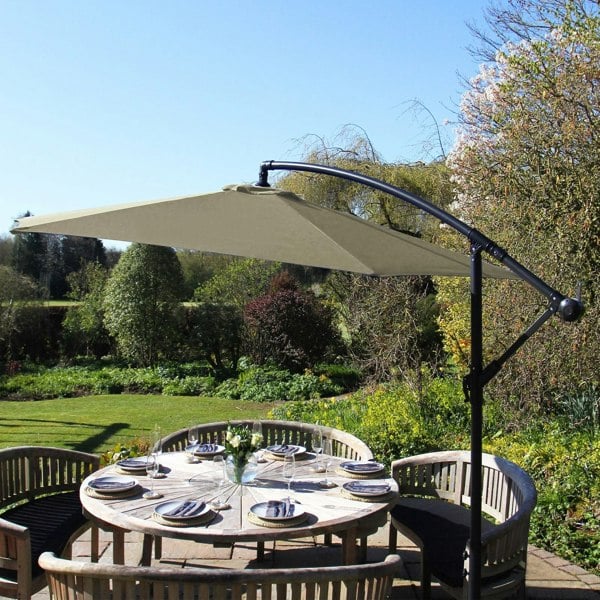 Monstershop Beige Cantilever Parasol