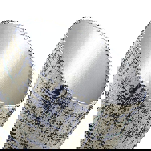 Unique Navy Blue and Silver Camouflage Jacquard Fabric Drum Lamp Shade Image 5