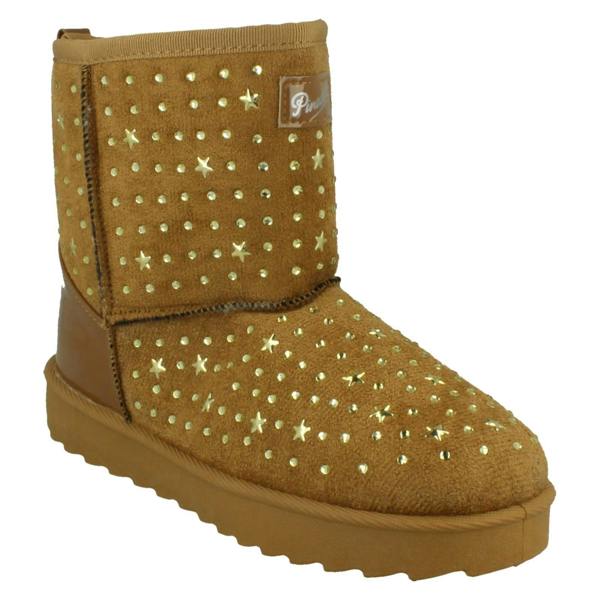 Pineapple Girls Pineapple Boots With Star Detailing H4200