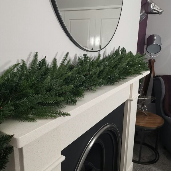 Samuel Alexander Premier 1.8M Festive Norfolk Pine Christmas Garland PE/PVC Tips