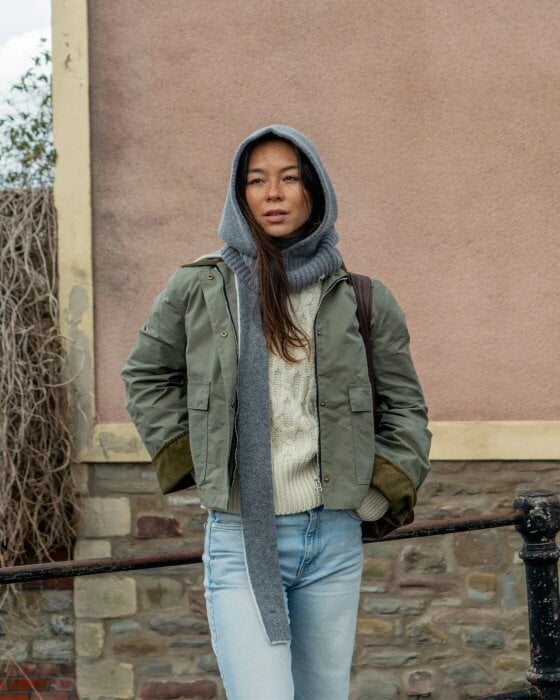 Peregrine Clothing Avening Hood & Skinny Scarf Set