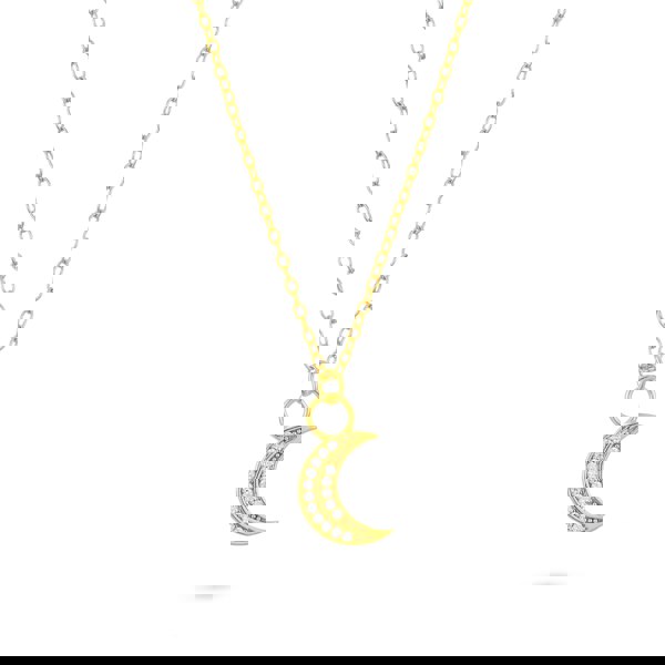 Gold Trip Celestial Moon Necklace