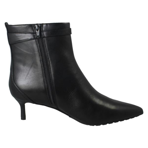 Clarks Ladies Clarks Smart Zip Fastening Heeled Ankle Boots Adela Up