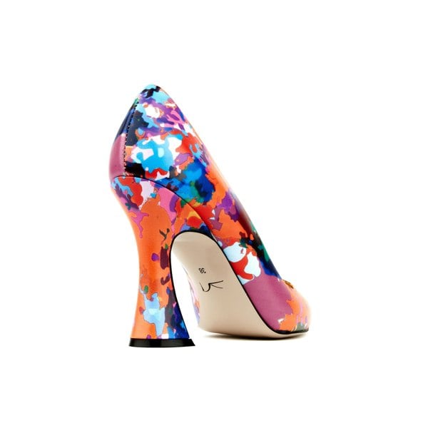Embassy London Emily - Summer Colours - Women's pointy 4 inch multicolour leather pump