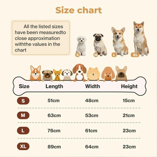 Skylos Pet Cave Bed Dog Cat Bed Soft Warm Removable Blanket Washable Non Slip