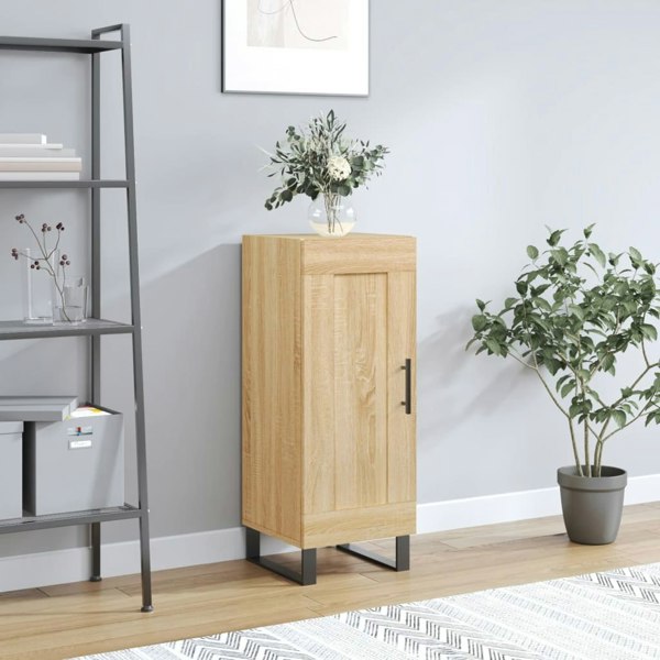 Berkfield Sideboard Sonoma Oak 34.5x34x90 cm Engineered Wood