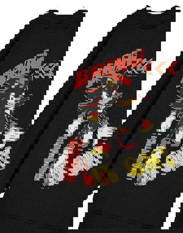 Sonic the Hedgehog Boys Black Bring It On Sweatshirt