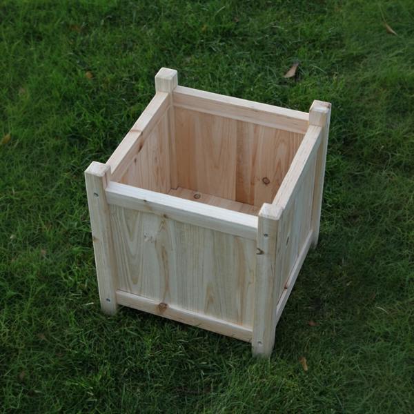 The Garden Marketplace Small Wooden Garden Planter