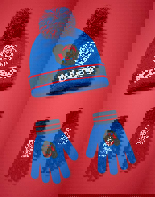 Nintendo Boys Multicoloured Super Mario Beanie and Gloves Set (One Size)