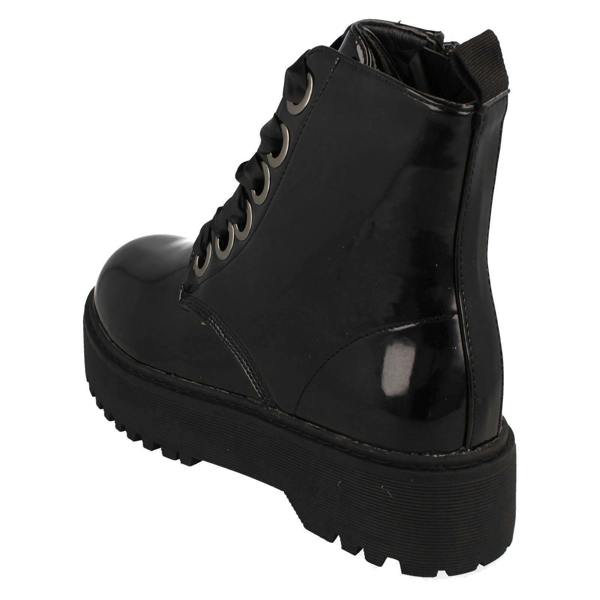 Spot On Ladies Spot On Platform Ankle Boots F51044
