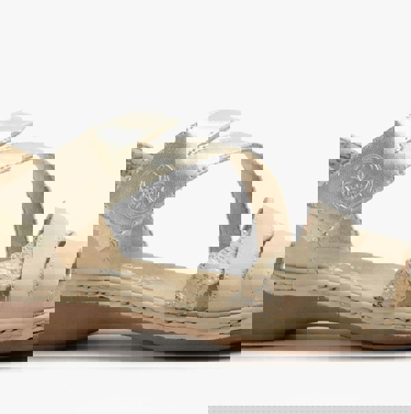 Rieker 65965-60 Womens Sandals - Beige Combination