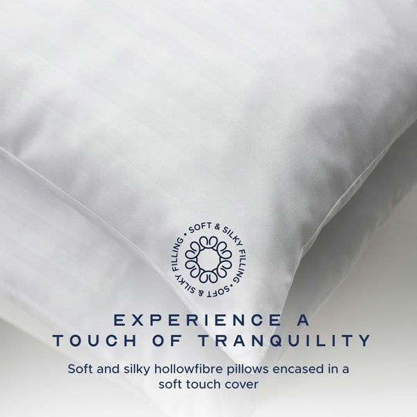 Snuggledown Scandinavian Hollowfibre Medium Support Pillow