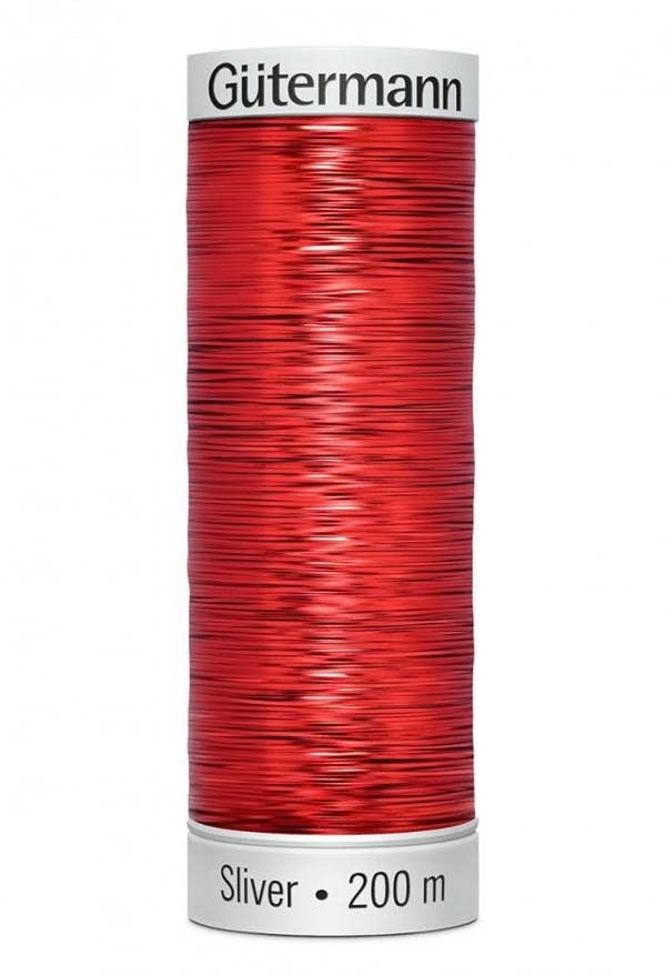 Gutermann Sulky Sliver Embroidery Thread 200m Polyamide, Polyester Thread Suitable For Embroidery