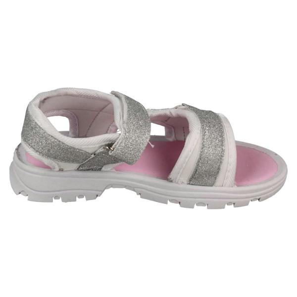 Spot On Girls Spot On Hook & Loop Strap Glitter Sandals H0366