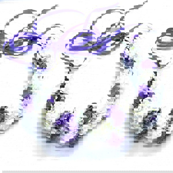 Lilac and White 3/4 Garland