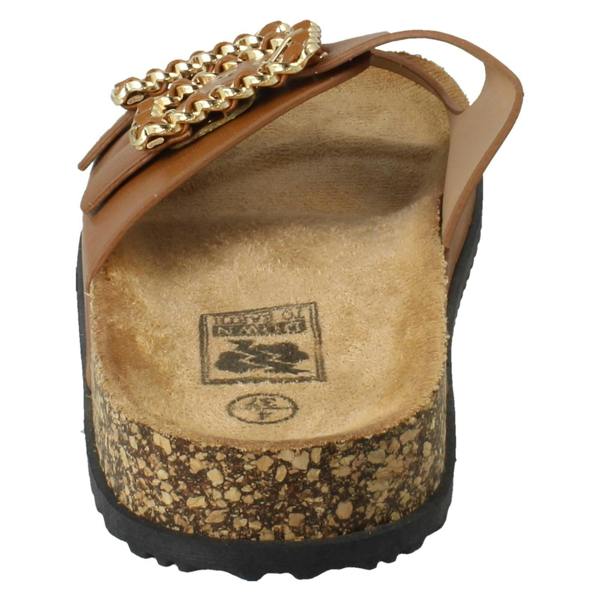 Down to Earth Ladies Down To Earth Twin Chain Buckle Sandals F00450