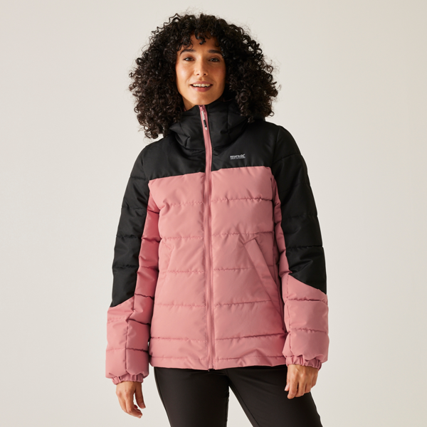 Regatta Womens Aldthorn Quilted Jacket - Dusty Rose/Black