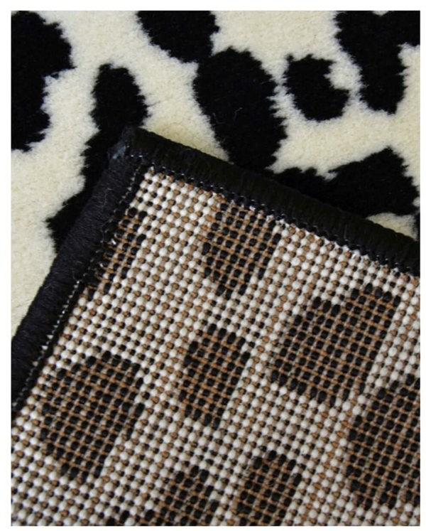 Dalmation Design Area Rug in Black and White – The Rugs