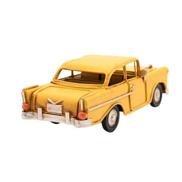 Harvey Makin Ornament - Yellow Car