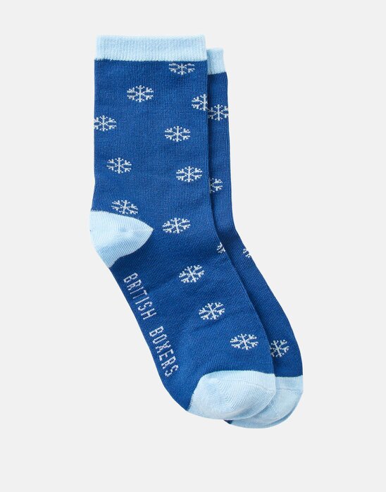 British Boxers Women's Bamboo Four-Pair Sock Gift Box – Starry Night