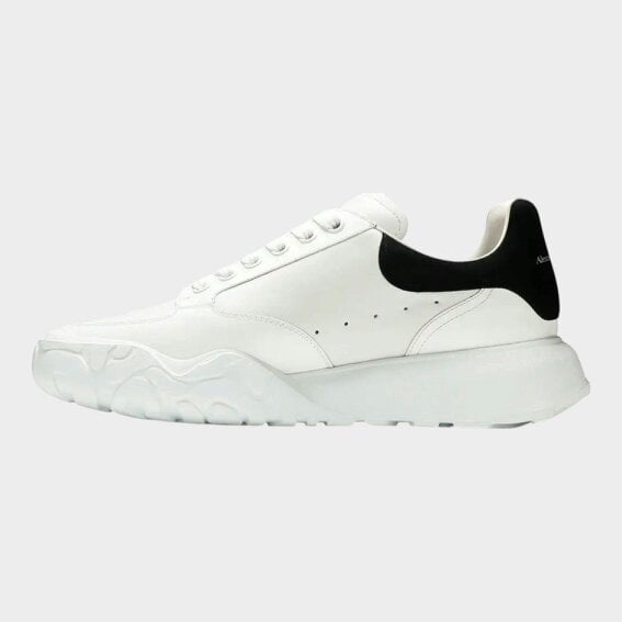 Alexander McQueen Oversized Court Trainer White Black