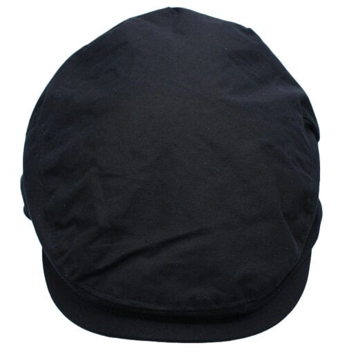 Heather Hats & Accessories Water Resistant Waxed Cotton Flat Cap, Checked Cotton Lining, Outdoor Wear, Navy