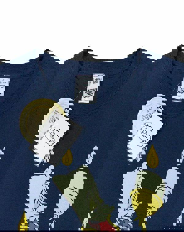 Disney Mens Blue Lumiere Short Sleeved T-Shirt