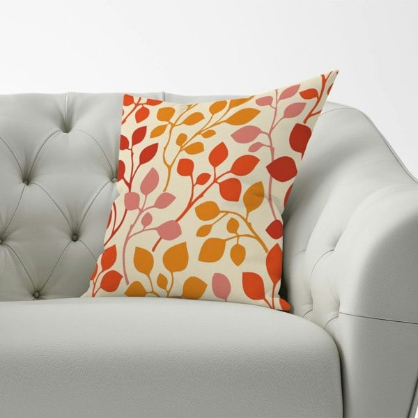 Warren Reed Colorful Autumn Leaves Cushions