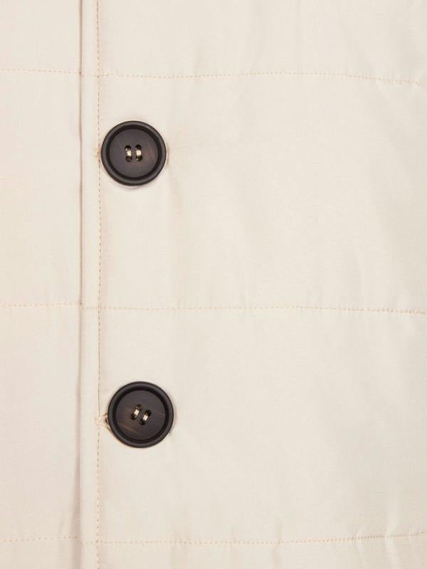 Puffer Suit Jacket - Sand