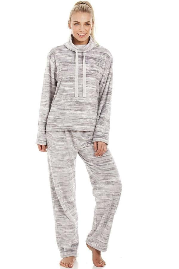 Womens Supersoft Fleece Pyjama Sets