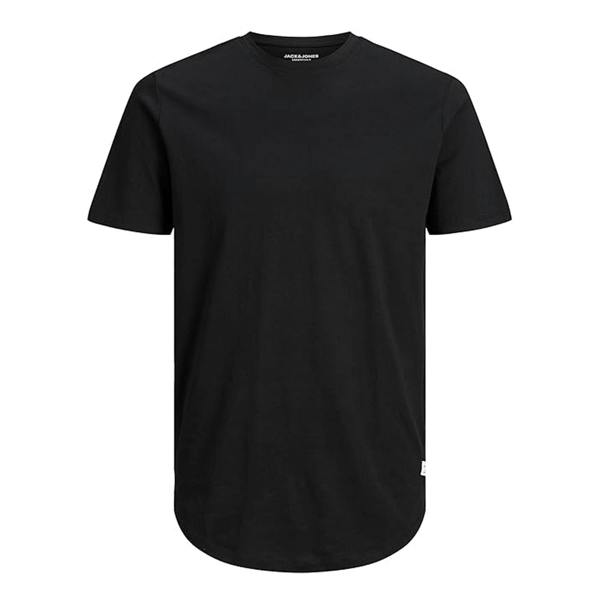 Jack And Jones Mens Noa Plain Plus T-Shirt - Black - 