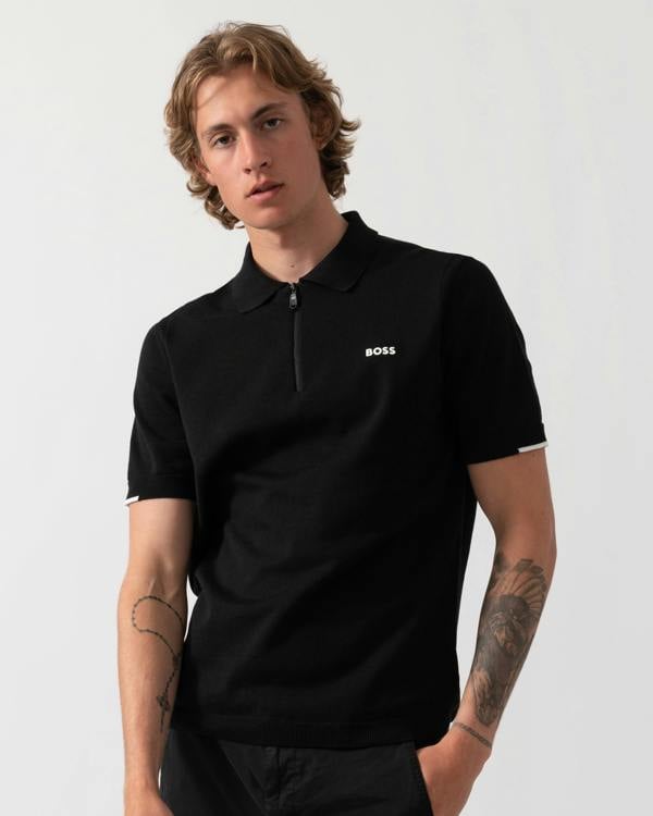 BOSS Green Ever-X PS Mens Polo Shirt - Black 001