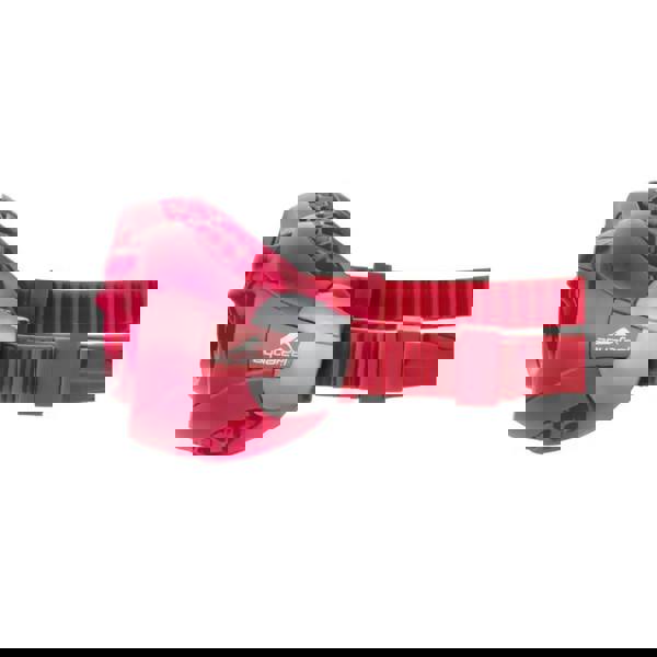 Red Aquasphere swim goggles with textured lens for Aquafeel Ergonomic Junior