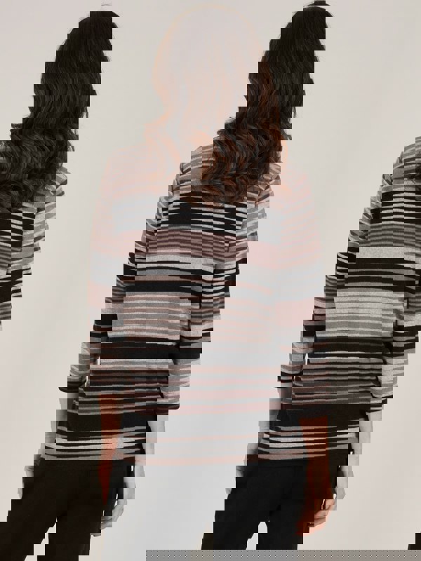 TIGI-Wear Stripe Top With Diamantes