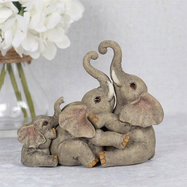 Serano Elephant Family Ornament