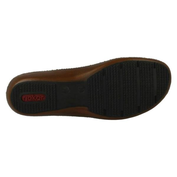 Rieker Ladies Rieker Cut Out Detailed Mary Jane Shoes 44896