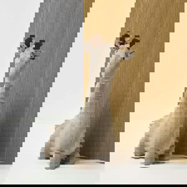 HOMESCAPES Luxury Fabric Giraffe Doorstop Set of 2