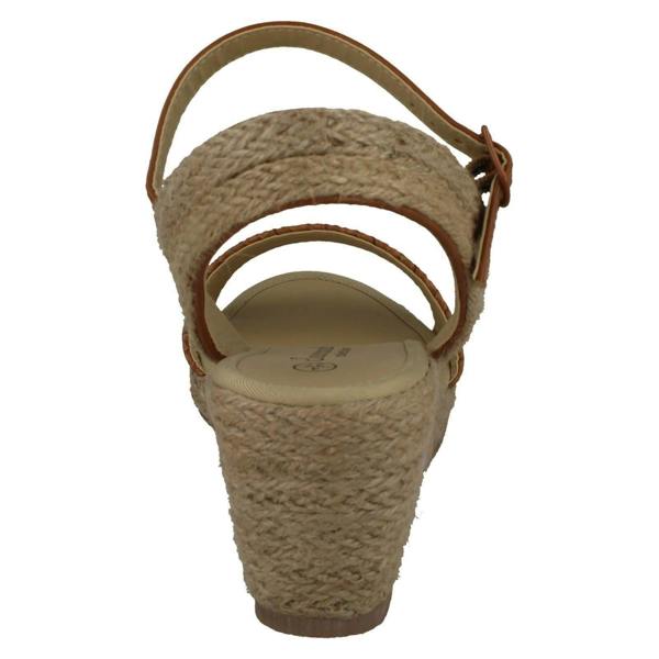 Savannah Ladies Savannah Rope Wedge Sandals