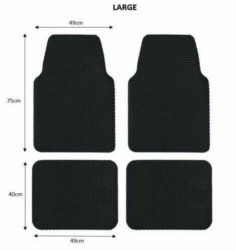 Nicoman Universal Hex Dirt Catcher Anti-Slip Car Floor Mats 4pc - Large