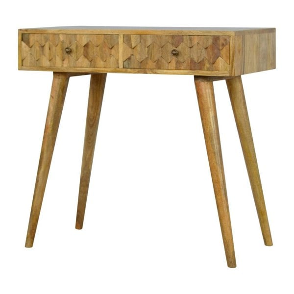 Artisan Furniture Pineapple Carved Console Table